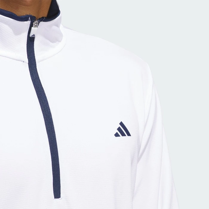 adidas Lightweight Half-Zip Pullover weiß (Herren)