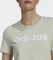 adidas Loungewear Essentials Slim Logo T-Shirt kurzarm linen green/white (Damen) Vorschaubild