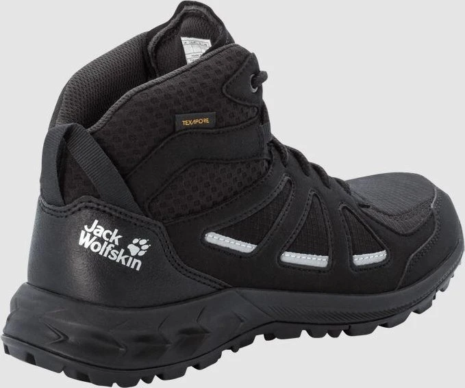 Jack Wolfskin Woodland 2 Texapore Mid schwarz/grau (Damen)