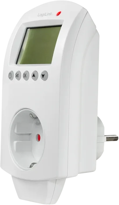 LogiLink Wi-Fi Smart Thermostatsteckdose 1-fach, 3680W, Smart-Steckdose