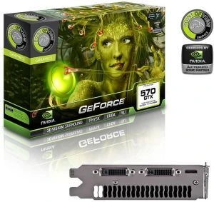 Point of View GeForce GTX 570, 1.25GB GDDR5, 2x DVI, Mini HDMI