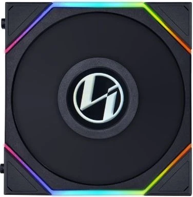 Lian Li Uni Fan TL LCD 120 RGB, schwarz, LED-Steuerung, 120mm, 3er-Pack
