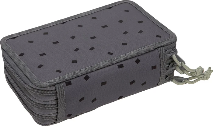 Lässig Federmäppchen Unique speckles anthracite gefüllt
