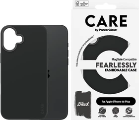 PanzerGlass Care Fashionable Case MagSafe für Apple iPhone 16 Plus schwarz