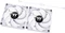 Thermaltake CT120 Snow White, weiß, 120mm, 2er-Pack Vorschaubild