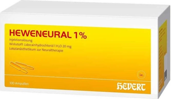Hevert Heweneural 1% Ampullen, 100 Stück