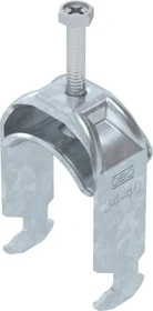 OBO Bettermann Bügelschelle 2056 H-Fuß, 1-fach, Metalldruckwanne, FT