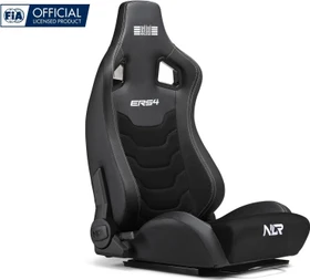 Next Level Racing ERS4 Elite Liegesitz, PU Leather & Suede Edition, schwarz