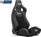 Next Level Racing ERS4 Elite Liegesitz, PU Leather & Suede Edition, schwarz Vorschaubild