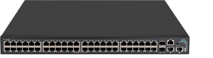 HPE FlexNetwork 5140 EI 48G Rackmount Gigabit Managed Switch, 50x RJ-45, 2x SFP+, 370W PoE+
