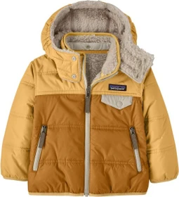Patagonia Baby Reversible Tribbles Hoody Funktionsjacke talon gold (Junior)