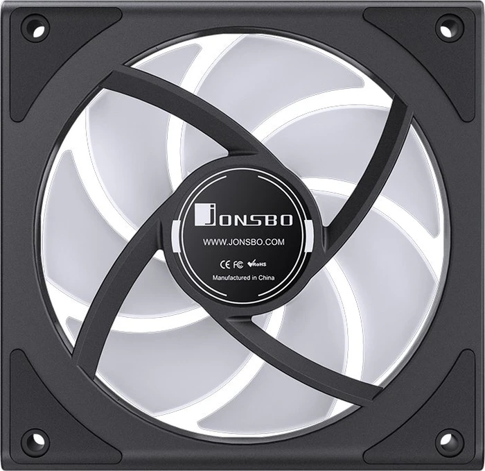 Jonsbo ZK-120B, schwarz, 120mm, 3er-Pack