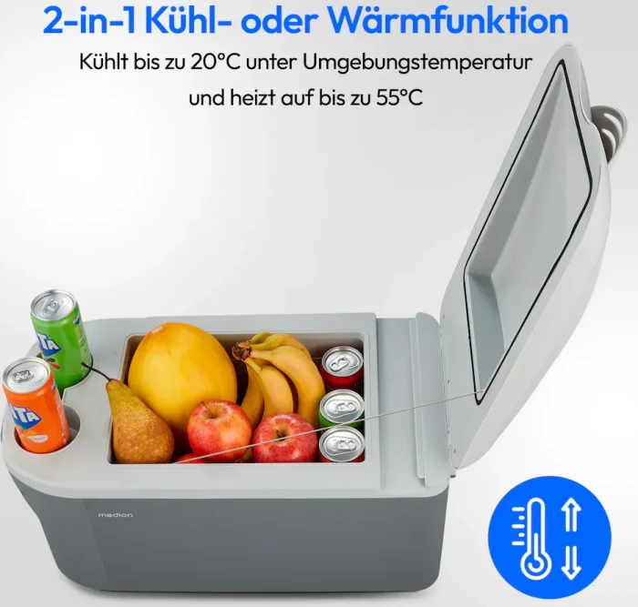 Medion Life MD 13100 Thermoelektro-Kühlbox grau