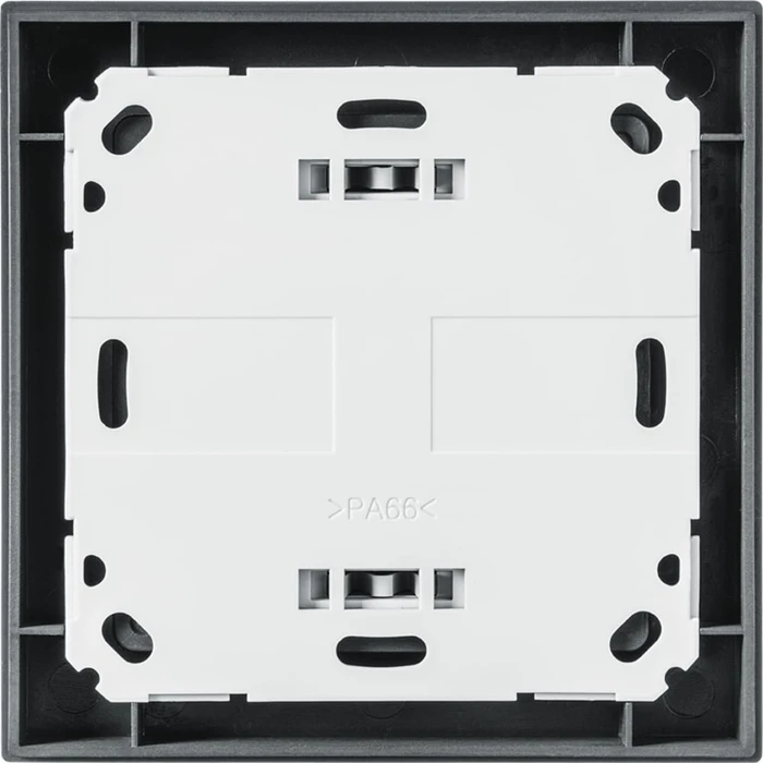 eQ-3 Homematic IP Wandthermostat mit Luftfeuchtigkeitssensor anthrazit, Funk-Wandthermostat