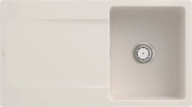 Villeroy & Boch Siluet Flat 880x490mm Einbau Becken reversibel crema