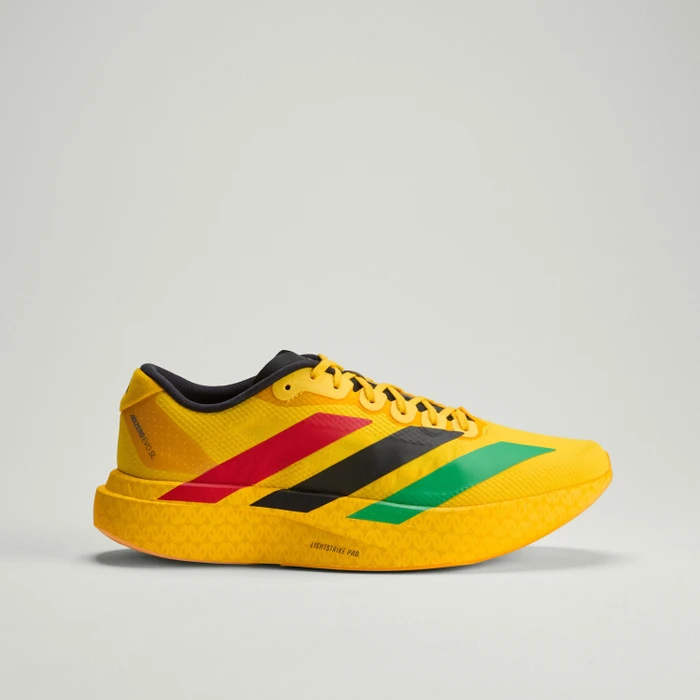adidas Adizero Evo SL bold gold/vivid green/pure ruby (Herren)