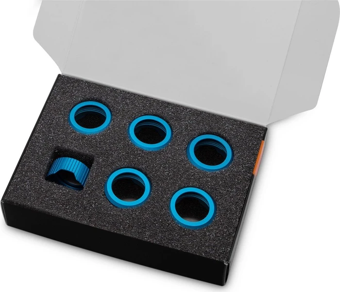 EK Water Blocks EK-Torque Compression Ring HDC 16, blau, 6er-Pack