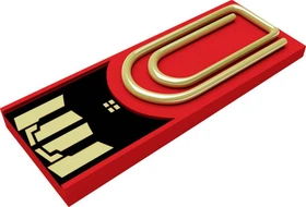 Xlyne Clip/Me True Document 8GB rot, USB-A, USB 2.0