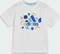 adidas Essentials Allover Print T-Shirt Set white/semi blue burst (Junior) Vorschaubild