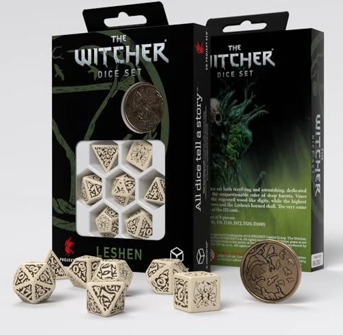 Q-Workshop Würfelset The Witcher - Leshen - The Master of Crows