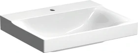 Geberit Xeno² Waschtisch 60x48cm, Hahnloch mittig, ohne Überlauf, weiß/KeraTect