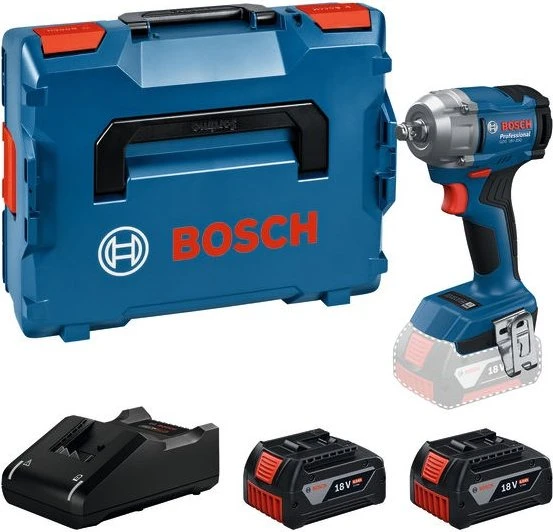 Bosch Professional GDS 18V-350 Akku-Schlagschrauber inkl. Koffer + 2 Akkus 4.0Ah