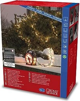 Konstsmide Kabelaufroller Lichterkette LED 600x mehrfarbig