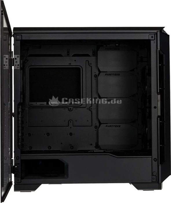 Phanteks Eclipse P600S Satin Black, schwarz, Glasfenster, schallgedämmt