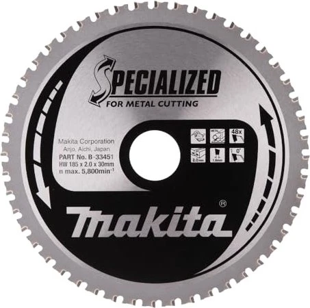 Makita Specialized Kreissägeblatt 48Z, 185x2x30mm, 1 Stück