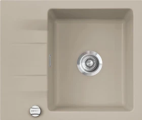 systemceram Genea 60 F Einbau Becken reversibel mit Ablauffernbedienung fango