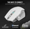 Corsair Gaming M65 RGB Ultra Wireless, weiß/hellgrau, USB/Bluetooth Vorschaubild