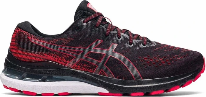 Asics Gel-Kayano 28 black/electric red (Herren)