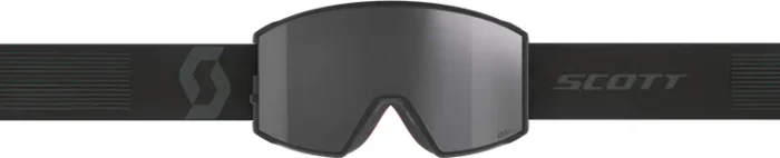 Scott React mineral black/black chrome