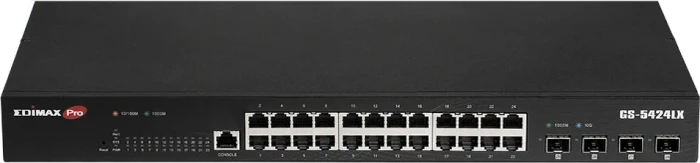 Edimax Pro GS-50 Rackmount Gigabit Smart Switch, 24x RJ-45, 4x SFP+