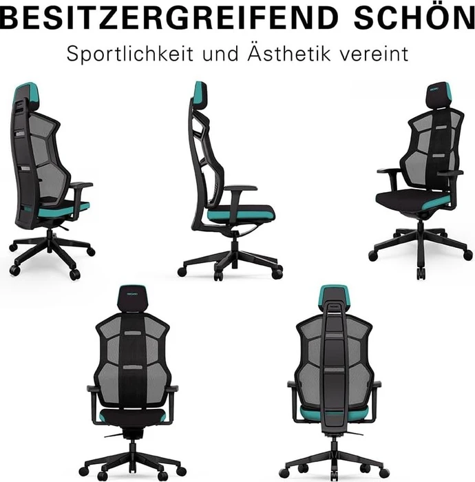 Recaro Aer Essential Gamingstuhl, Ocean Blue