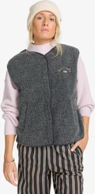 Billabong Be Happy Sherpa Weste black sands (Damen)
