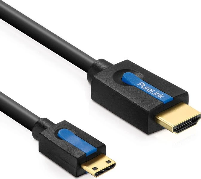PureLink High Speed mit Ethernet HDMI 1.4 Kabel Typ-A/Typ-C Mini schwarz, 1.50m