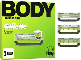 Gillette Labs Body + Intimate Rasierklinge, 3 Stück