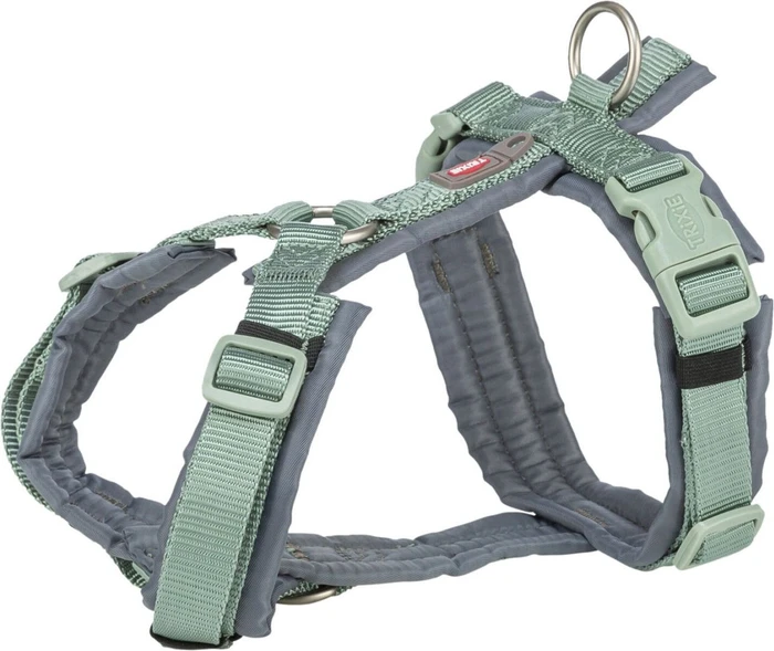 Trixie Premium Trekking Geschirr, L, Salbei/grafit