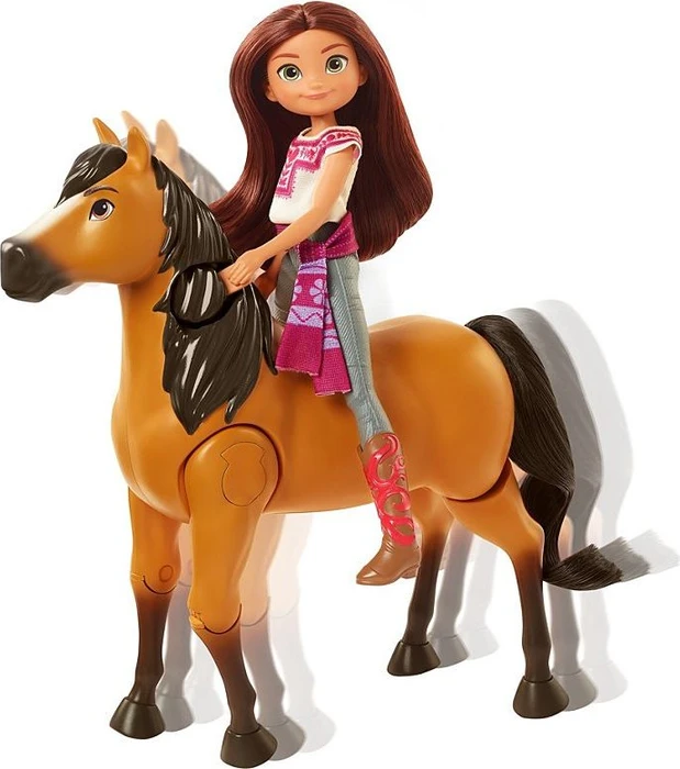 Mattel Spirit Untamed - Reitabenteuer-Set Lucky & Spirit