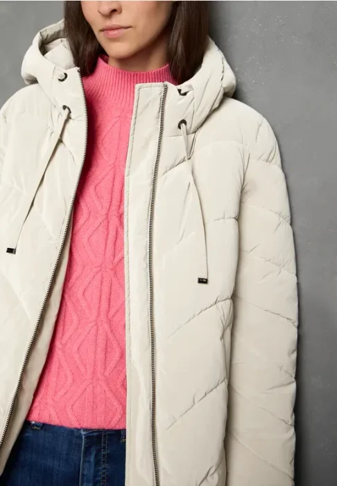 Street One Jacke mit Wellen-Steppung Jacke lunar stone (Damen)