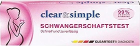 Clear & Simple Schwangerschaftstest, 2 Stück