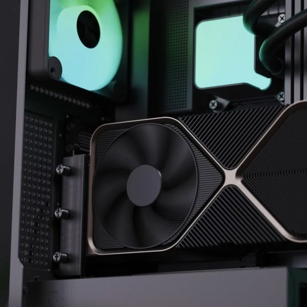 APNX Vertical GPU Holder Kit 1, für APNX C1, gewinkelt, PCIe 5.0, 150mm, schwarz