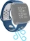 Hama Ersatzarmband Sport für Fitbit Versa 2 blau/grau Vorschaubild