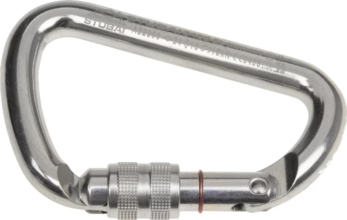 Stubai Asymmetrisch D-Form Schraubkarabiner