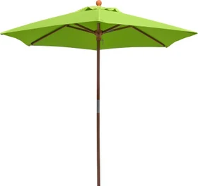 anndora Mittelmastschirm 210cm apfelgrün/limette