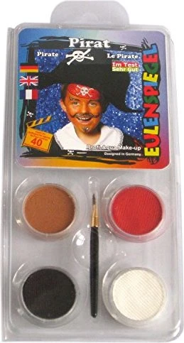 Eulenspiegel Pirat Schmink-Palette