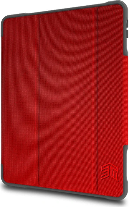 STM Dux Plus Duo rot/transparent, iPad 10.2" 7th/8th/9th gen