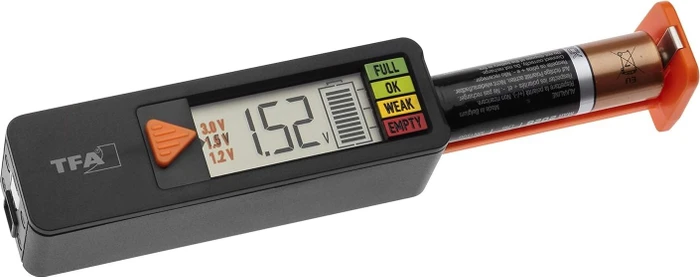TFA Dostmann Batterietester BatteryCheck schwarz