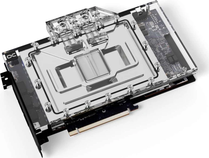 Alphacool Eisblock Aurora Acryl NVIDIA RTX 4090 Aorus Master V.2 mit Backplate